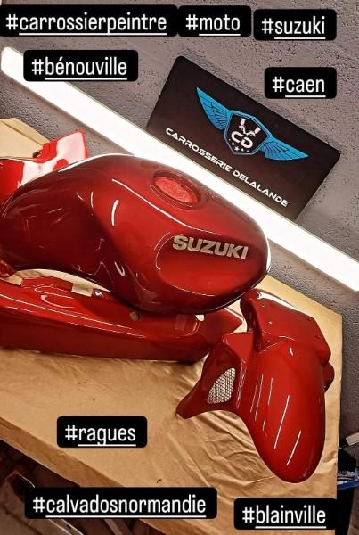 Mise en peinture de carrosserie